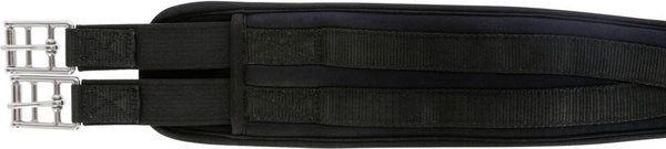 Cincha caballos con espuma memoria negra 115cm